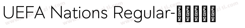 UEFA Nations Regular字体转换